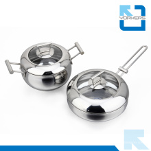 2 pièces Nouveau design en acier inoxydable Set de pots de cuisine